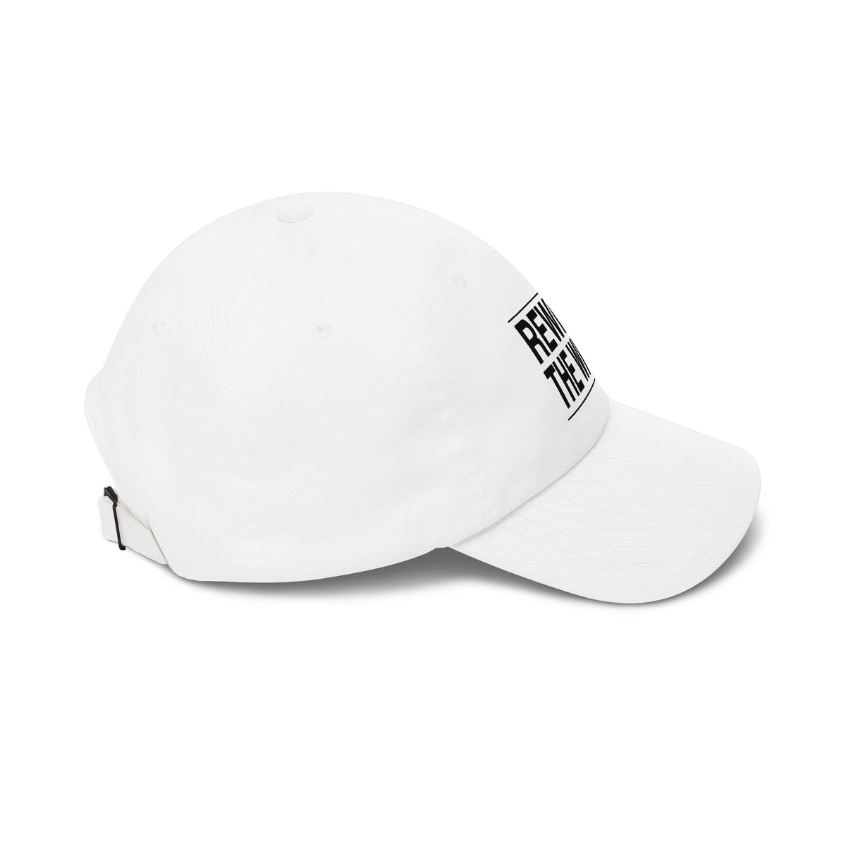 BRKN “Rewrite The Wreck” Dad Cap, White
