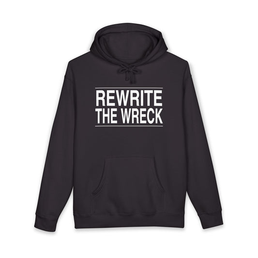 BRKN Rewrite The Wreck Heavyweight Hoodie, Black (Unisex)