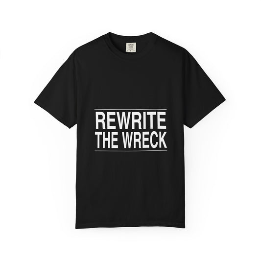 BRKN Rewrite The Wreck Heavyweight Tee, Black (Unisex)