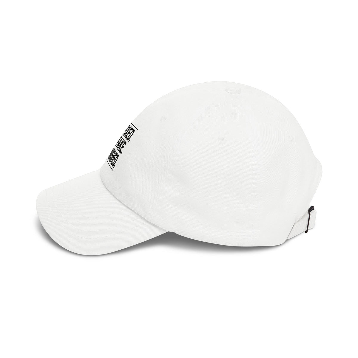 BRKN “Not Fixed. Not Fake. Not Finished.” Dad Cap, White