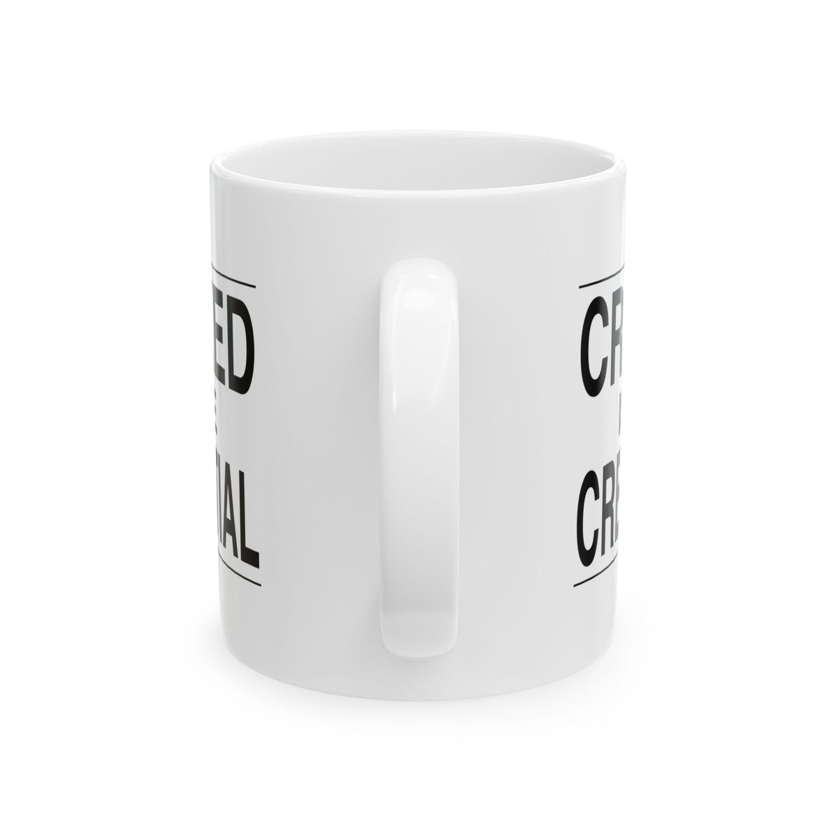 BRKN “Cracked Is The Credential” Ceramic Mug (11oz)