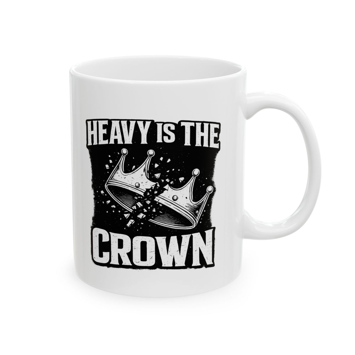 BRKN Heavy Is The Crown Ceramic Mug, 11oz