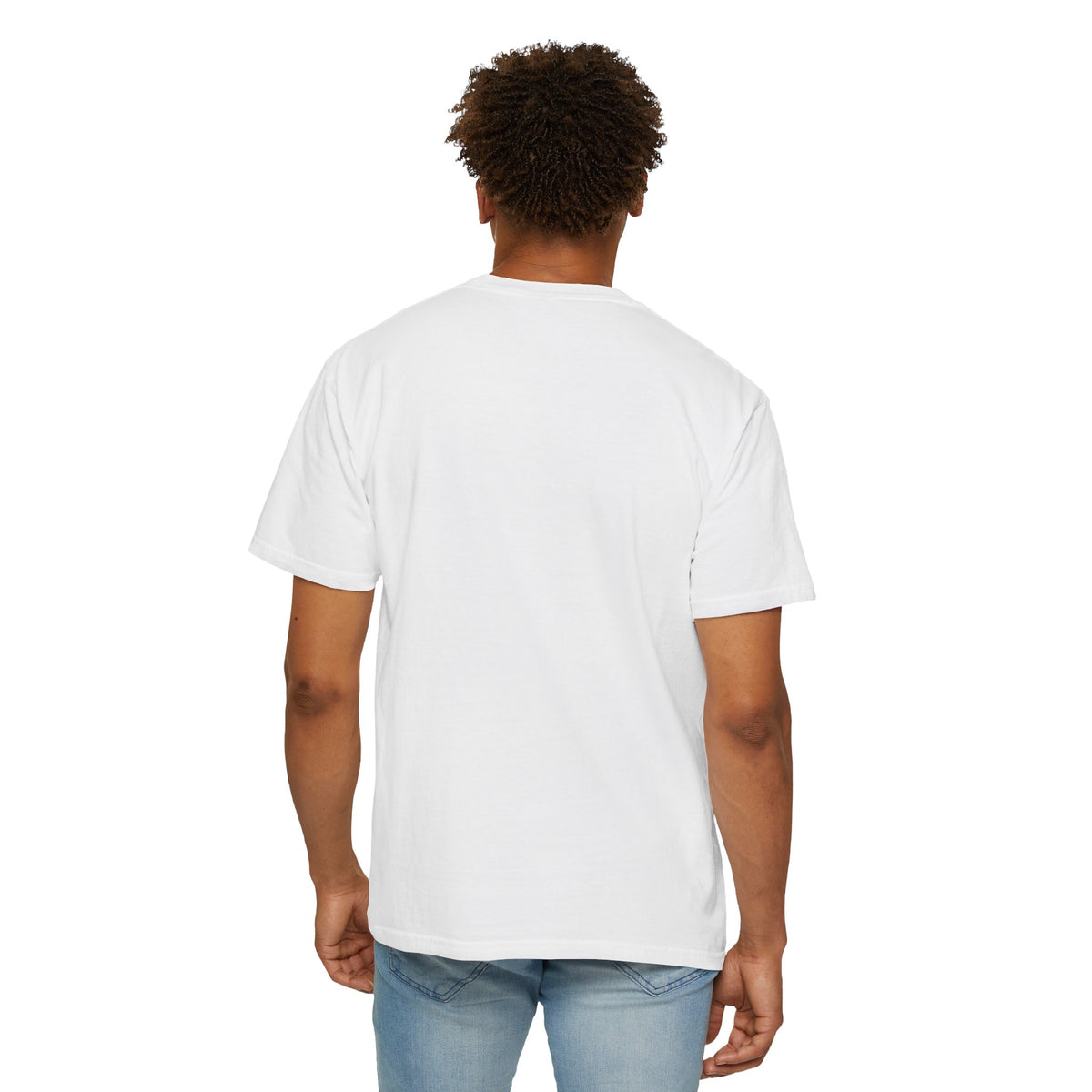 BRKN Wordmark Heavyweight Tee, White (Unisex)