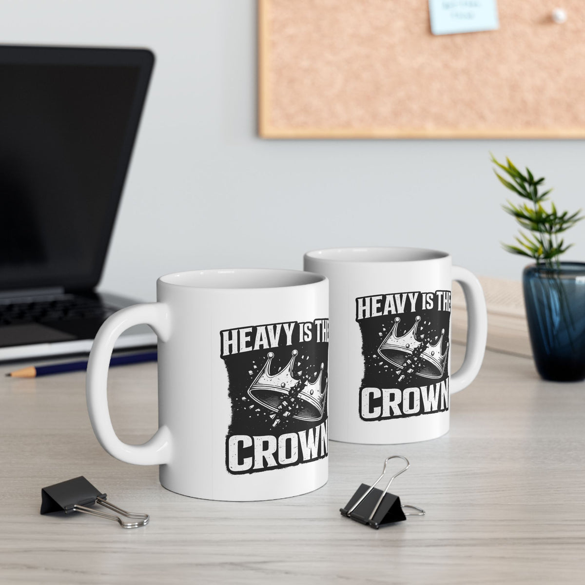 BRKN Heavy Is The Crown Ceramic Mug, 11oz