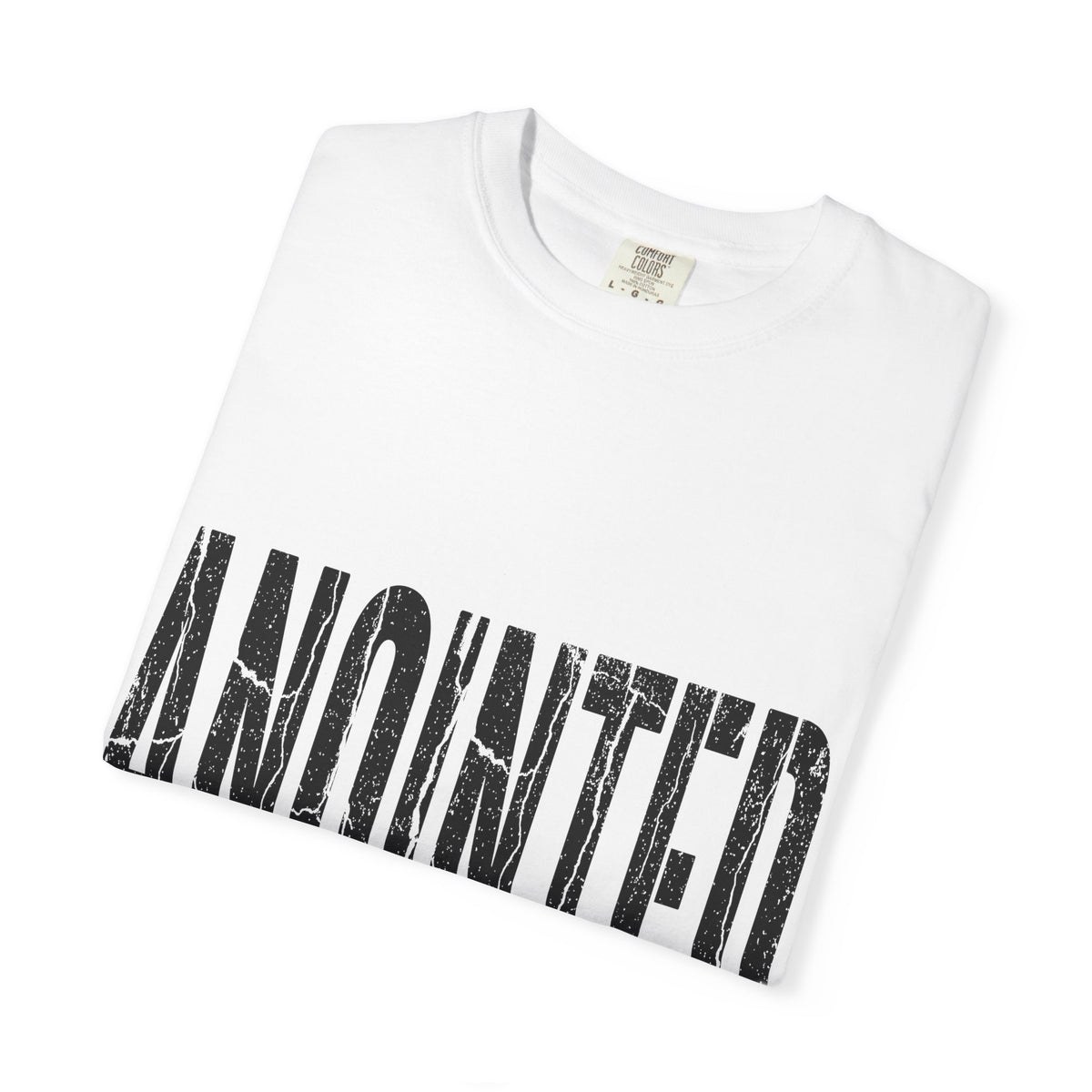 BRKN Anointed By Hardship Heavyweight Tee, White (Unisex)