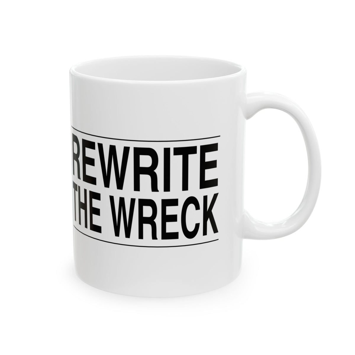BRKN “Rewrite The Wreck” Ceramic Mug (11oz)