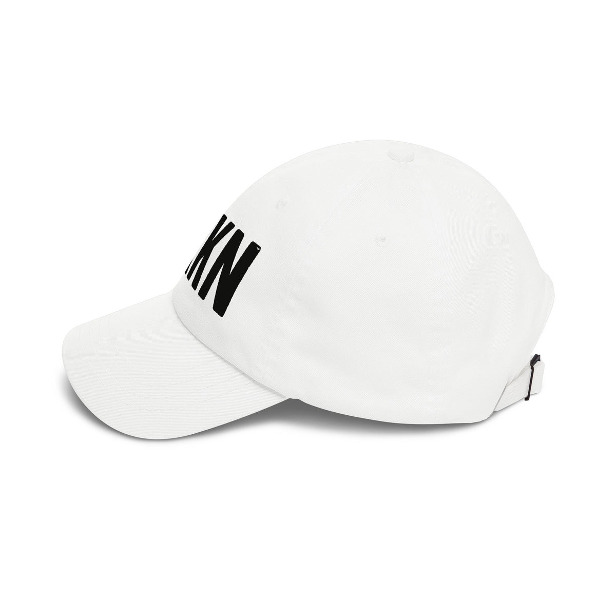BRKN Wordmark Dad Cap, White
