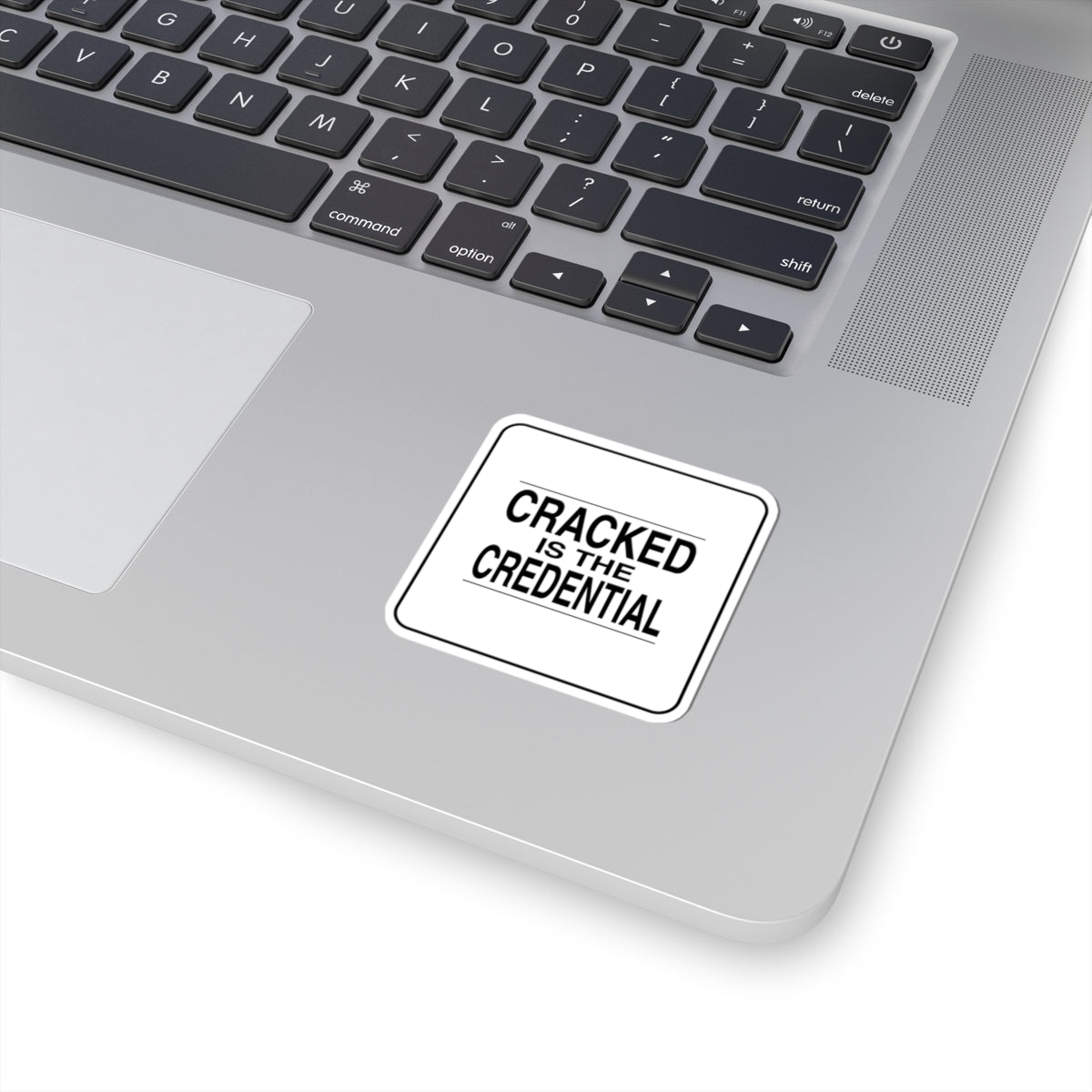 BRKN “Cracked Is The Credential” Kiss-Cut Sticker