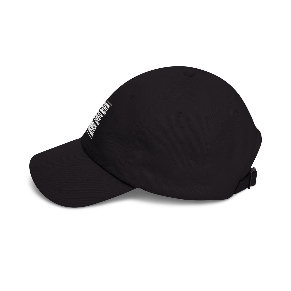 BRKN “Not Fixed. Not Fake. Not Finished.” Dad Cap, Black