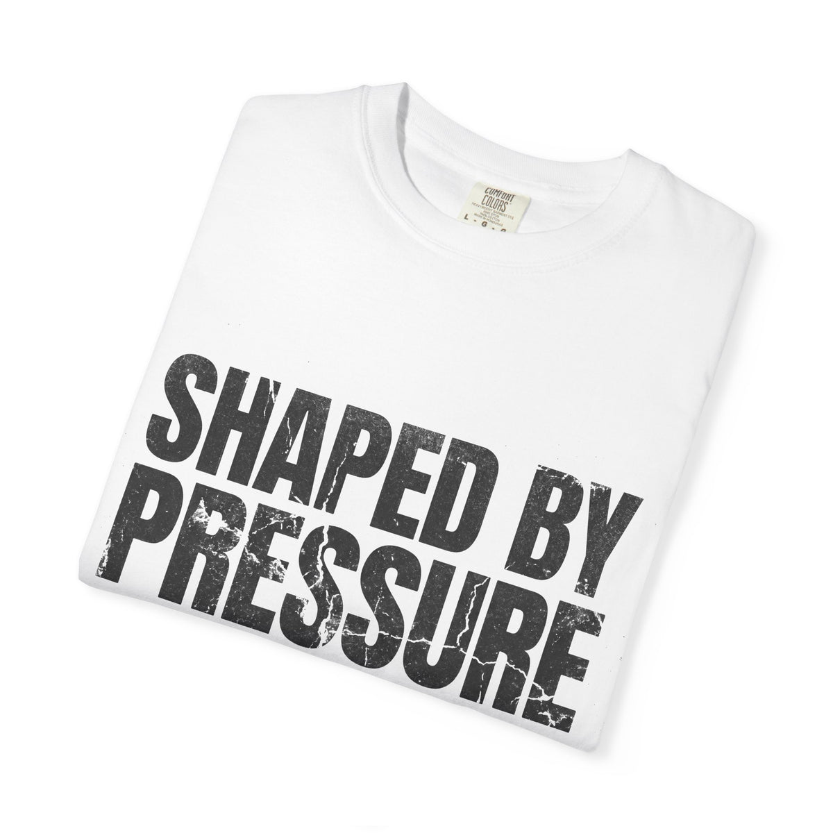 BRKN Shaped By Pressure Heavyweight Tee, White (Unisex)
