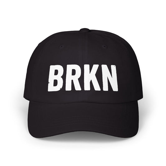 BRKN Wordmark Dad Cap, Black