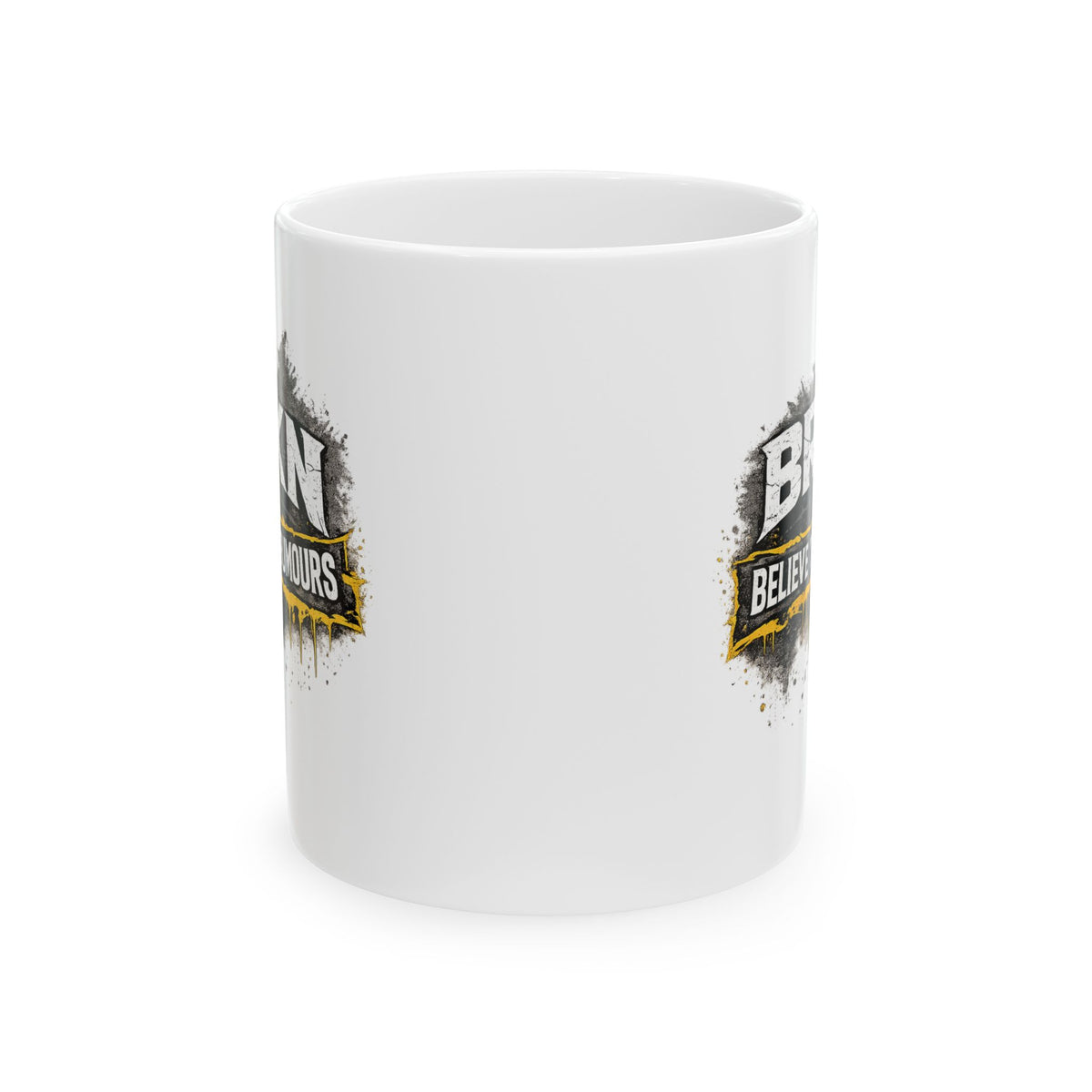 BRKN Believe The Rumours Ceramic Mug, 11oz