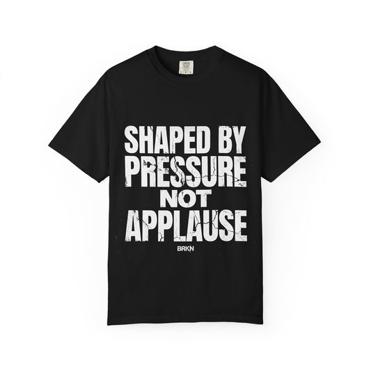 BRKN Shaped By Pressure Heavyweight Tee, Black (Unisex)