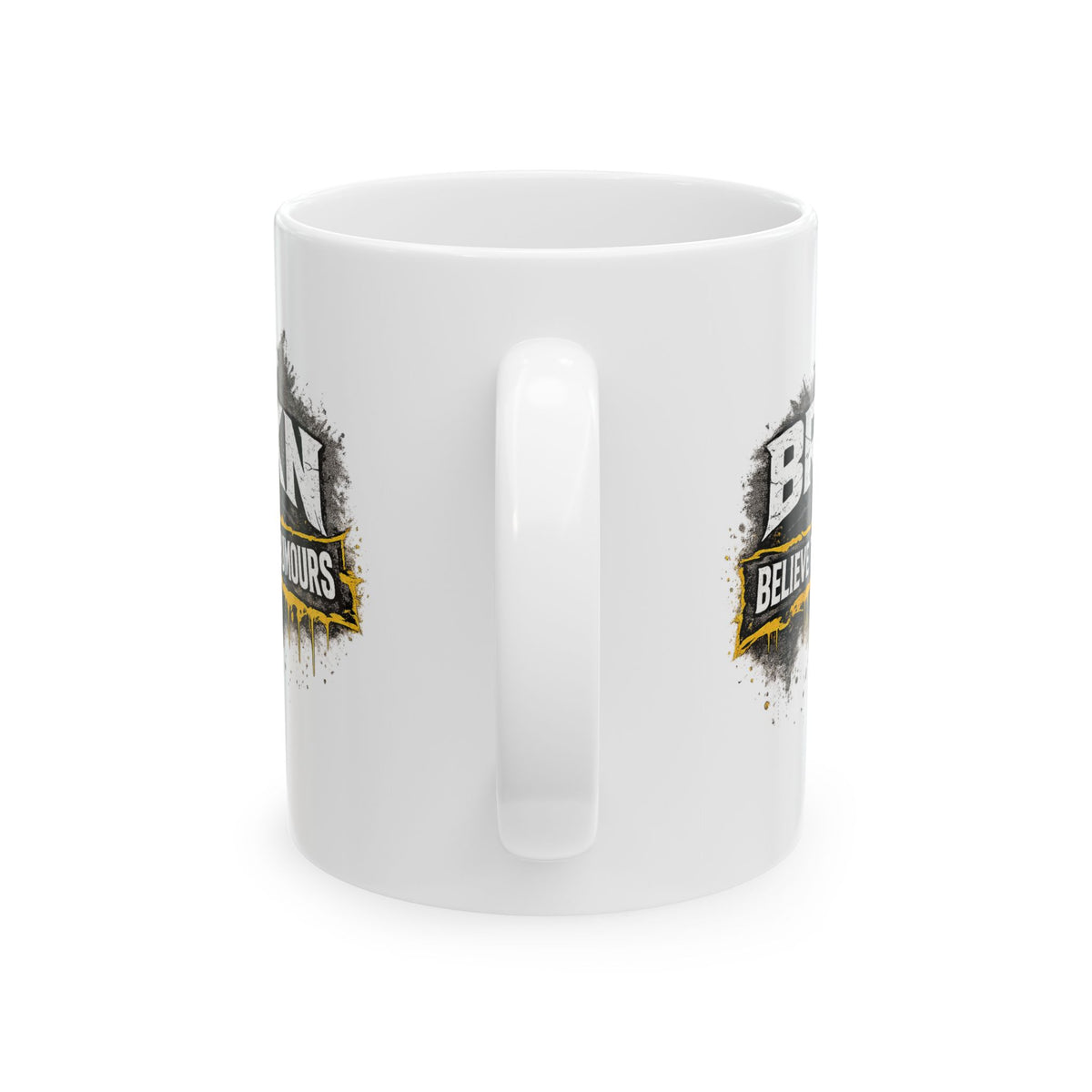 BRKN Believe The Rumours Ceramic Mug, 11oz